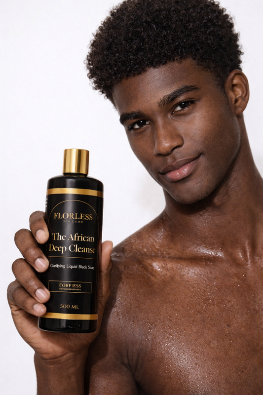 Florless Liquid African Black Soap 500 ML