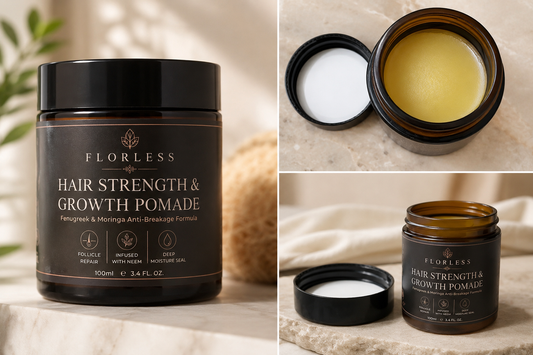 FLORLESS HAIR STRENGTH & GROWTH POMADE