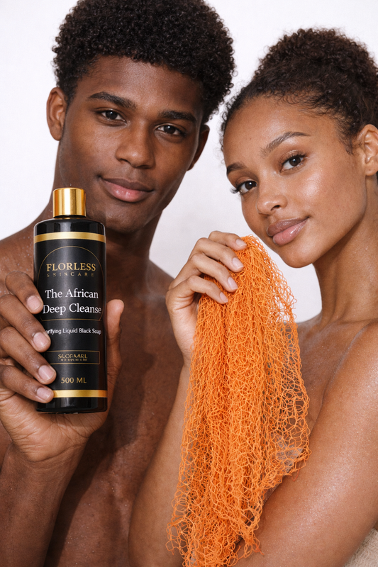 Florless African Black Soap Cleansing Set